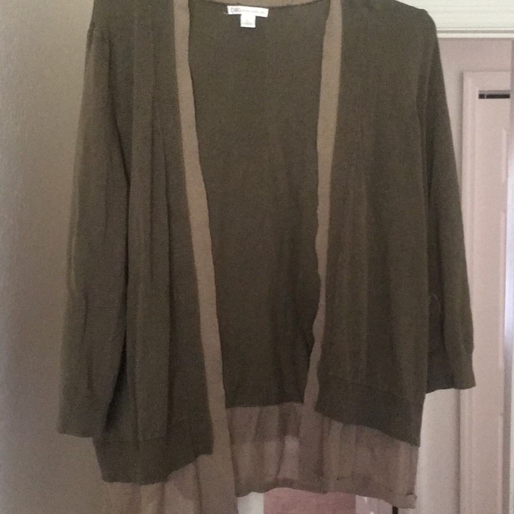 Olive cardigan